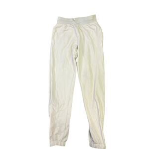 M&S Marks & Spencer Cotton Joggers, Cream Athleisure‎ Women’s S, Cream Cozy